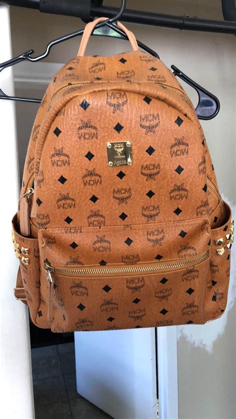 mcm bag fake vs real|genuine mcm backpack.